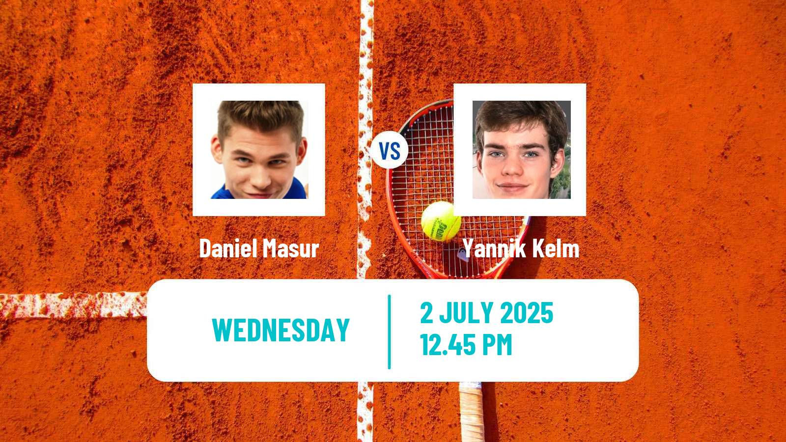 Tennis ITF M25 Marburg Men Daniel Masur - Yannik Kelm