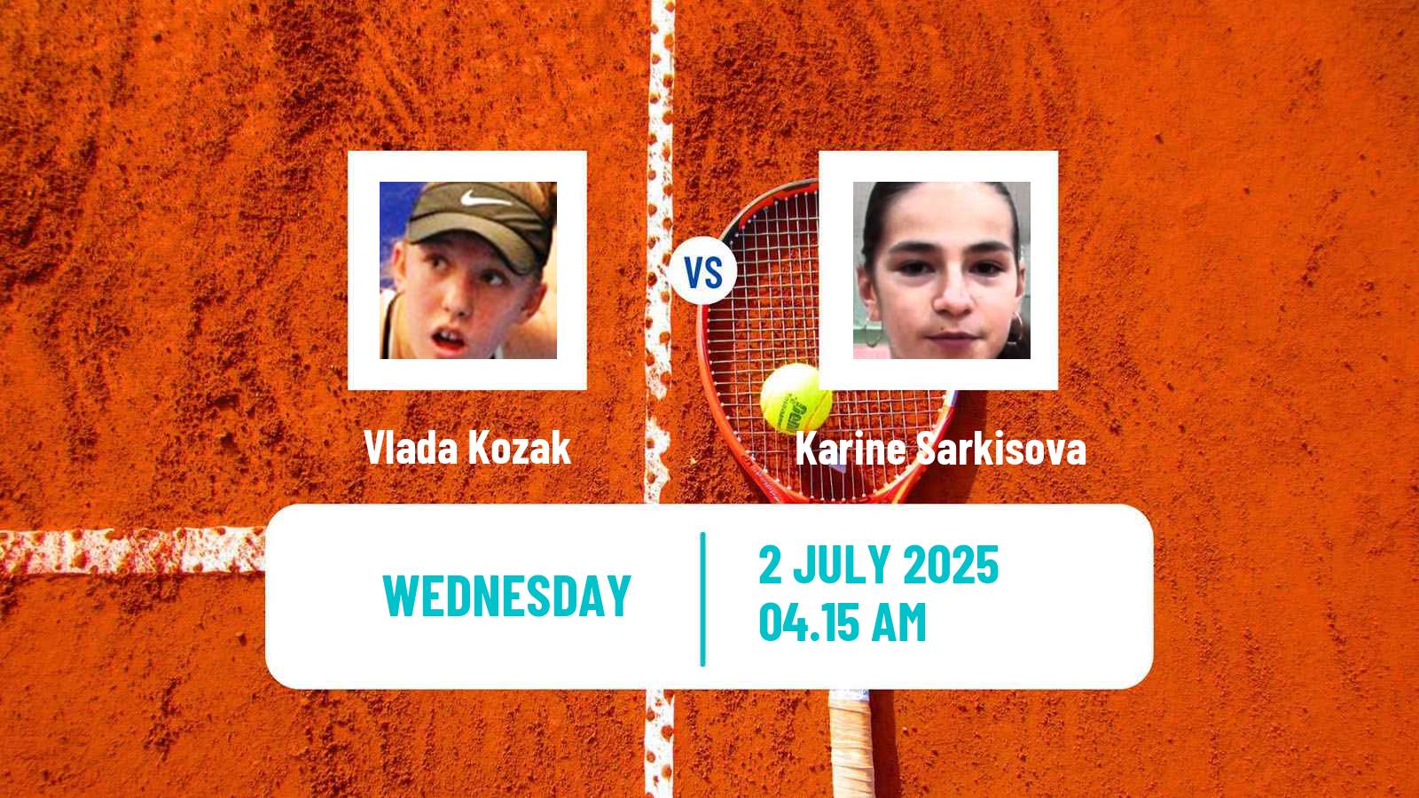 Tennis ITF W15 Kursumlijska Banja 9 Women Vlada Kozak - Karine Sarkisova