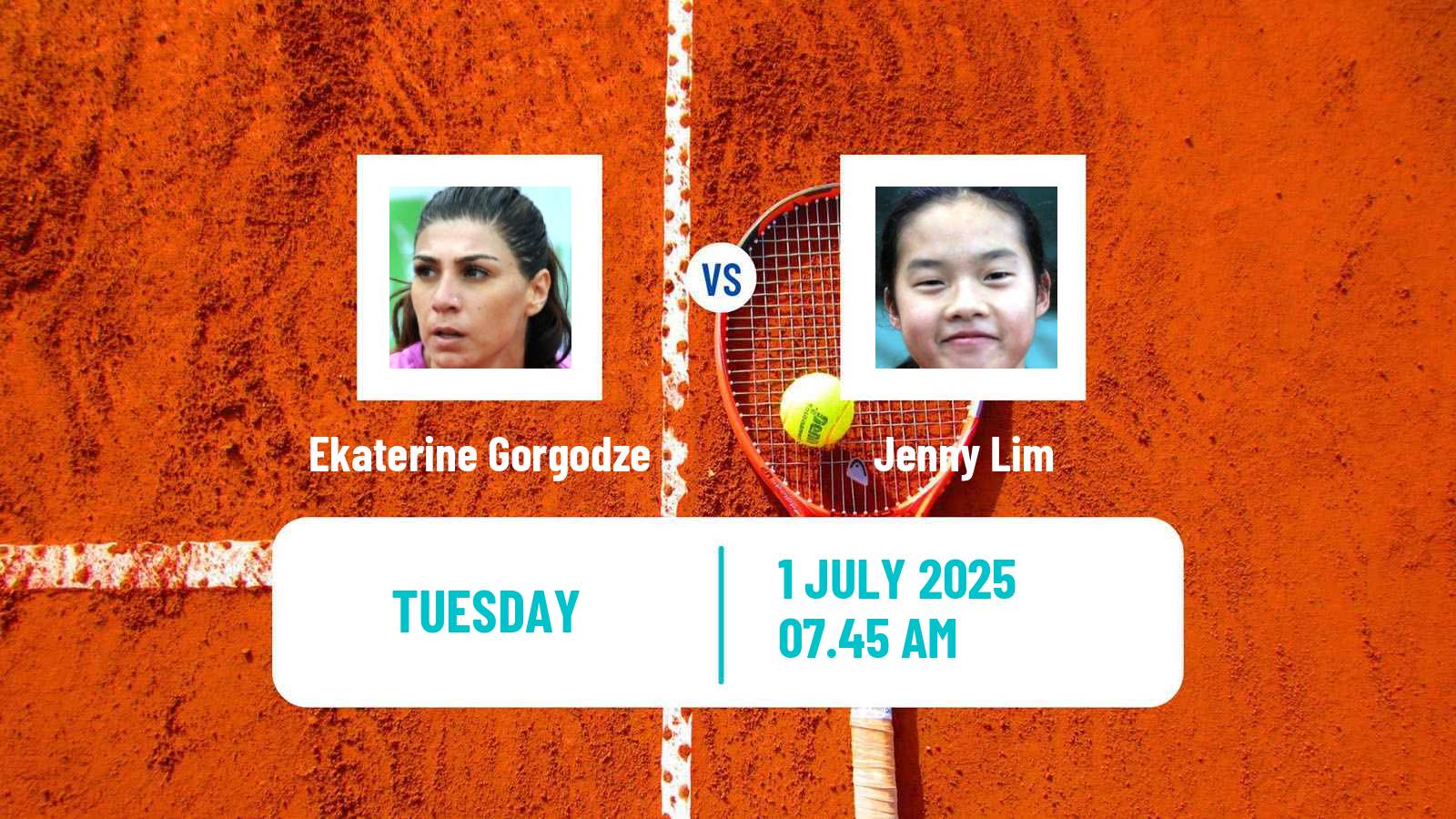 Tennis ITF W35 Rome Women Ekaterine Gorgodze - Jenny Lim