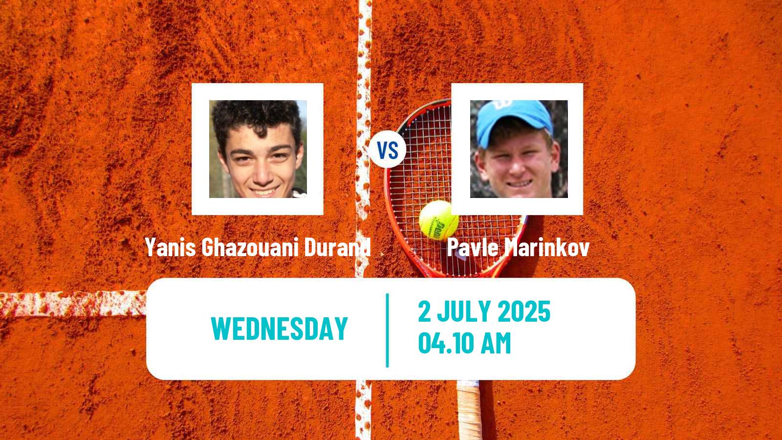 Tennis ITF M25 H Ajaccio Men Yanis Ghazouani Durand - Pavle Marinkov