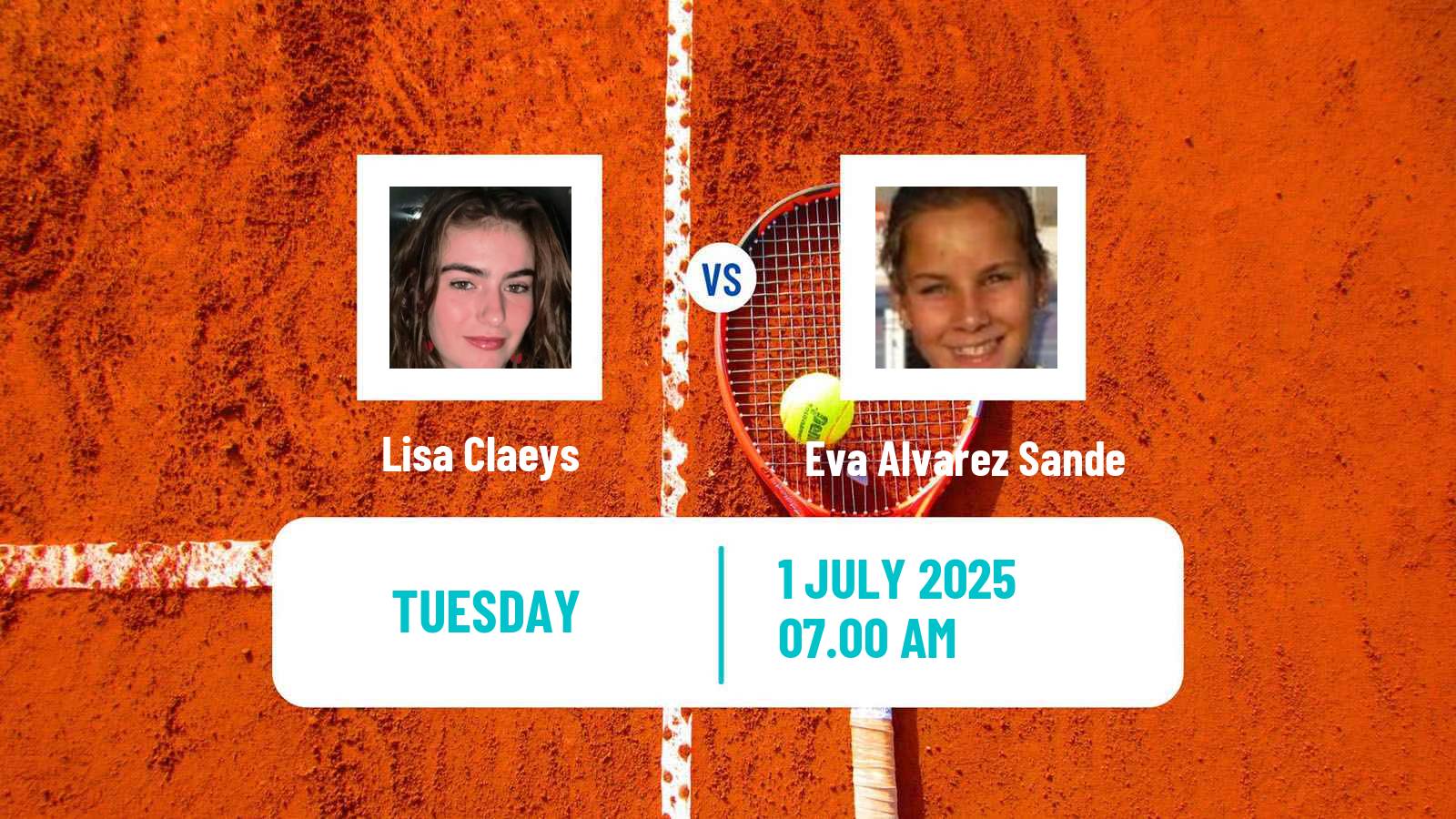 Tennis ITF W15 Getxo Women Lisa Claeys - Eva Alvarez Sande