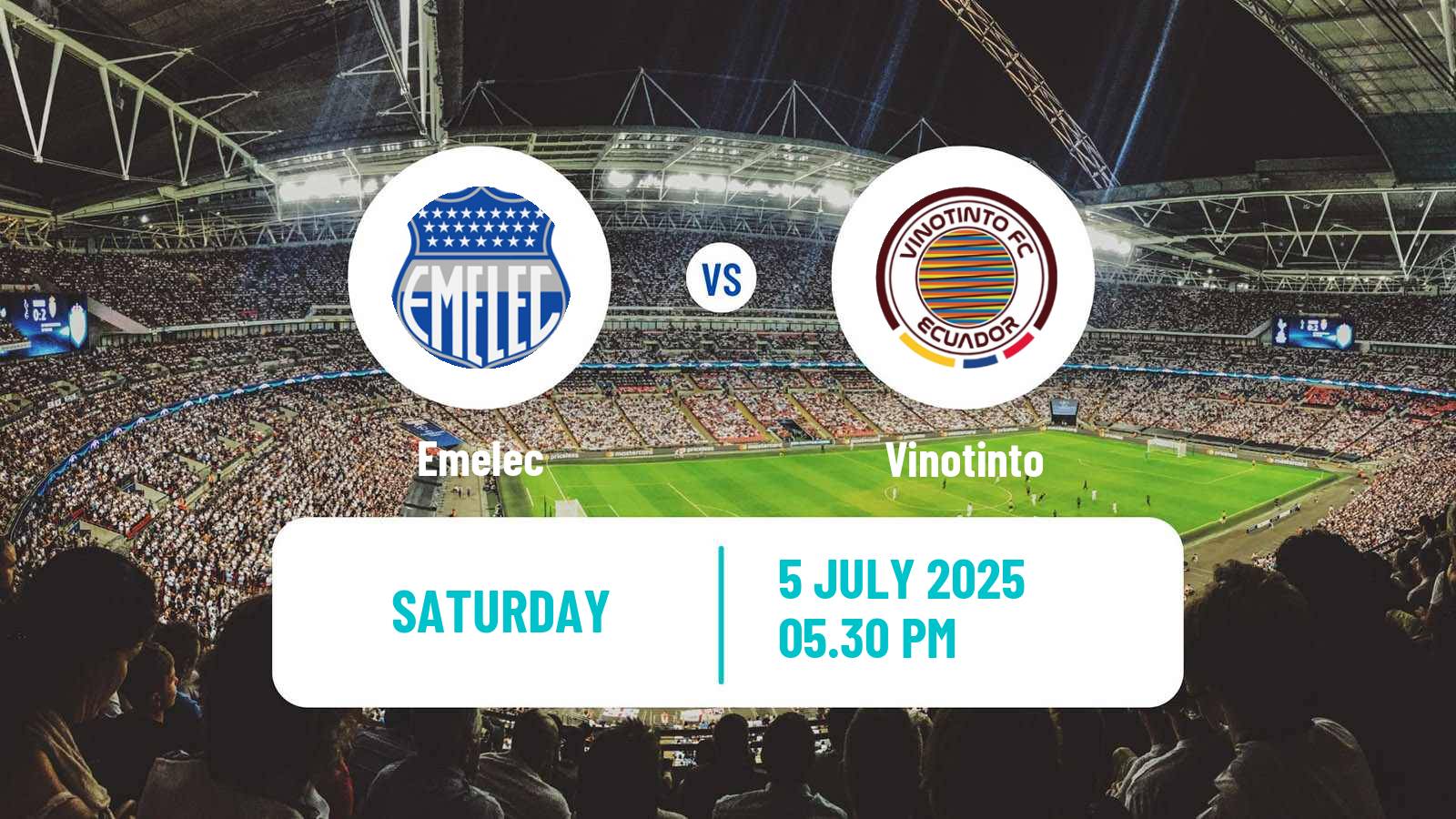 Soccer Ecuadorian Liga Pro Emelec - Vinotinto