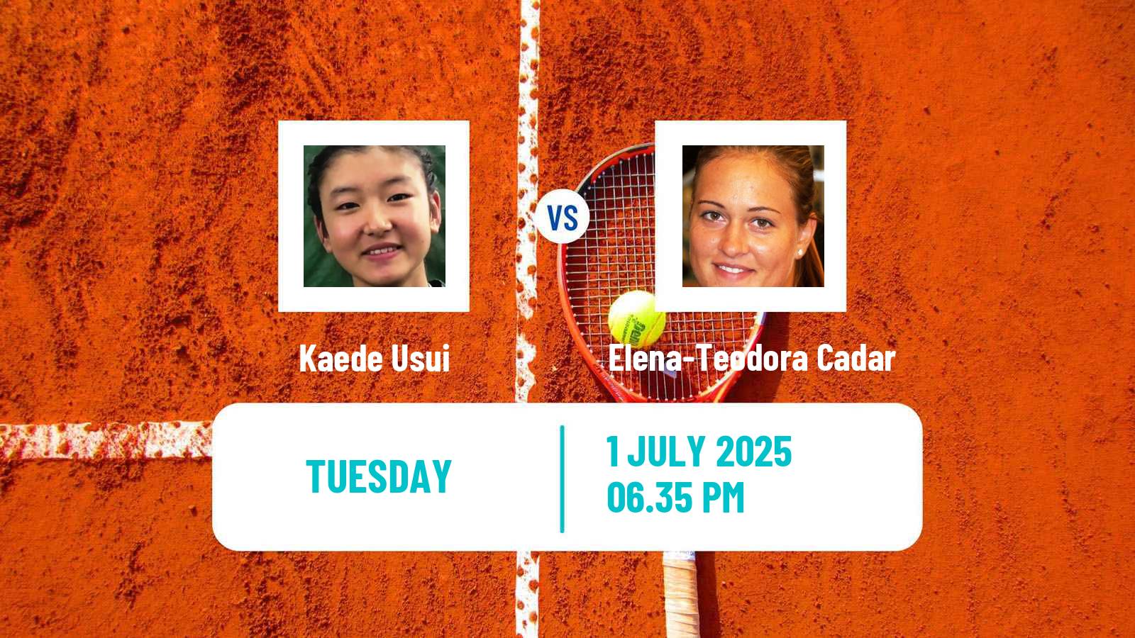 Tennis ITF W15 Los Angeles Ca Women Kaede Usui - Elena-Teodora Cadar