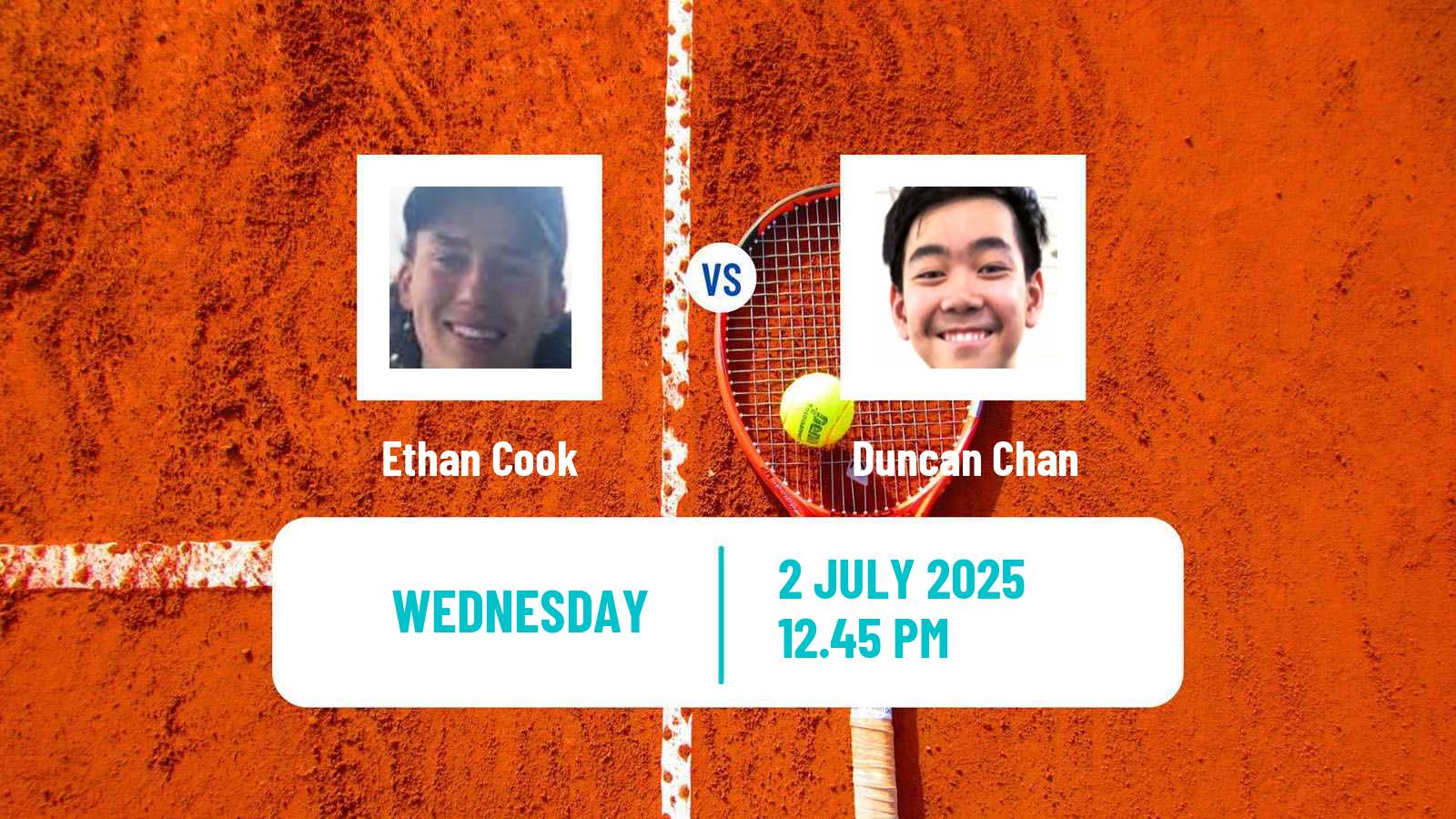 Tennis ITF M25 Laval Men Ethan Cook - Duncan Chan