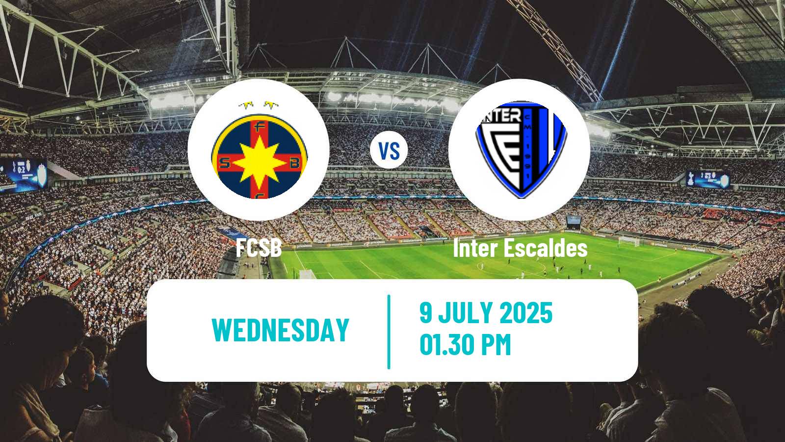 Soccer UEFA Champions League FCSB - Inter Escaldes