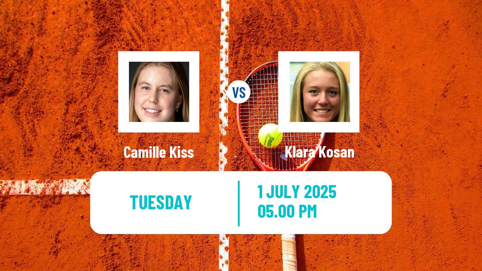 Tennis ITF W15 Los Angeles Ca Women Camille Kiss - Klara Kosan