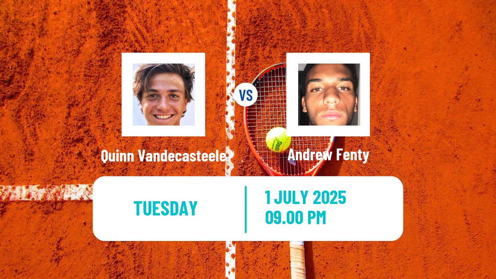 Tennis ITF M15 Los Angeles Ca Men Quinn Vandecasteele - Andrew Fenty