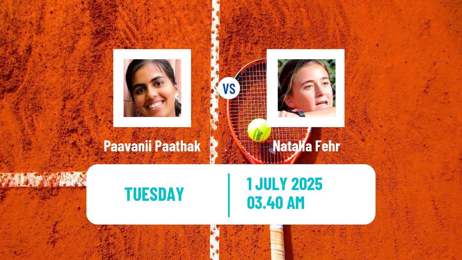 Tennis ITF W15 Hillcrest Women Paavanii Paathak - Natalia Fehr