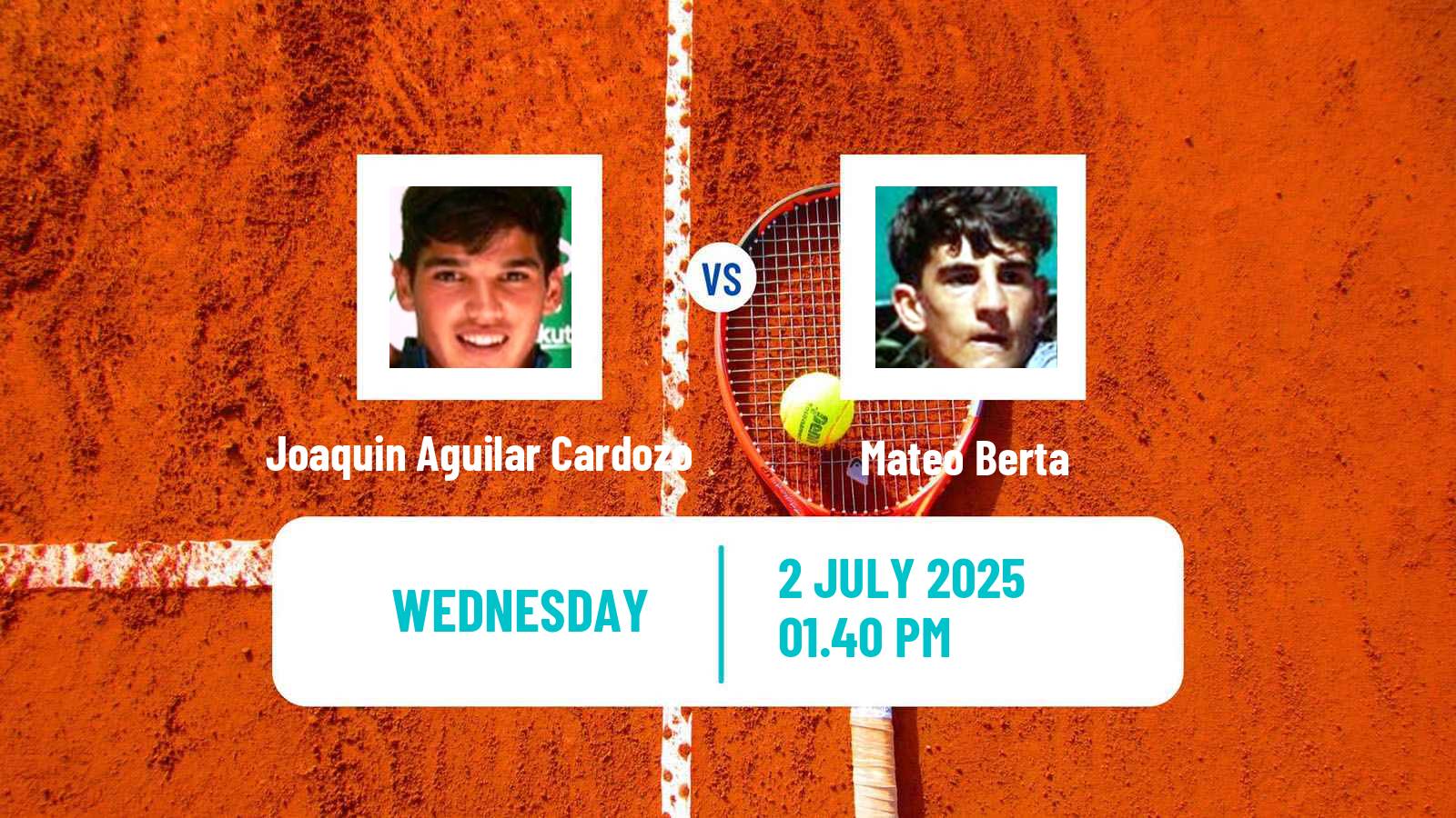 Tennis ITF M15 San Salvador De Jujuy Men Joaquin Aguilar Cardozo - Mateo Berta