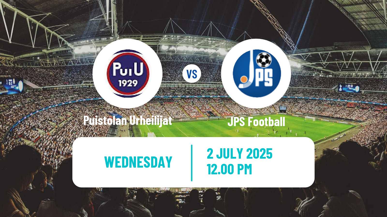 Soccer Finnish Kakkonen Group A Puistolan Urheilijat - JPS