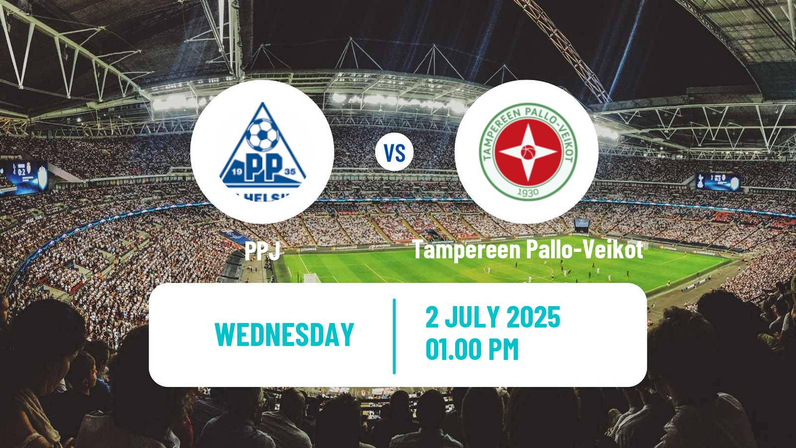Soccer Finnish Kakkonen Group B PPJ - Tampereen Pallo-Veikot