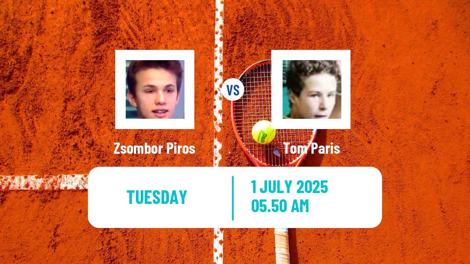 Tennis Brasov Challenger Men Zsombor Piros - Tom Paris