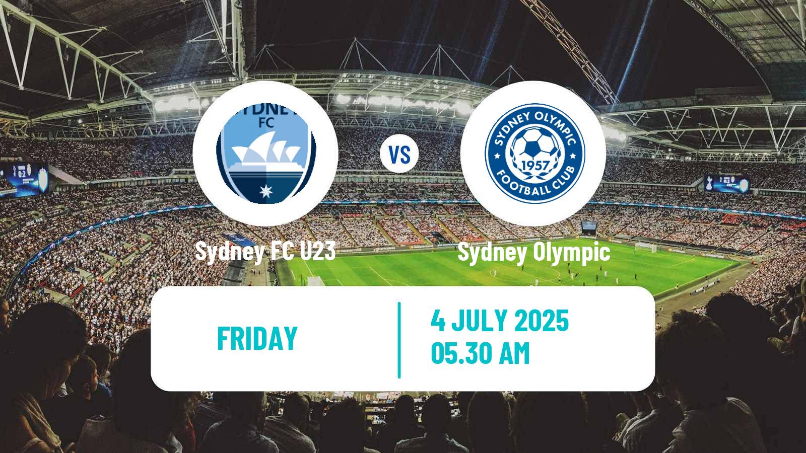 Soccer Australian NPL NSW Sydney FC U23 - Sydney Olympic