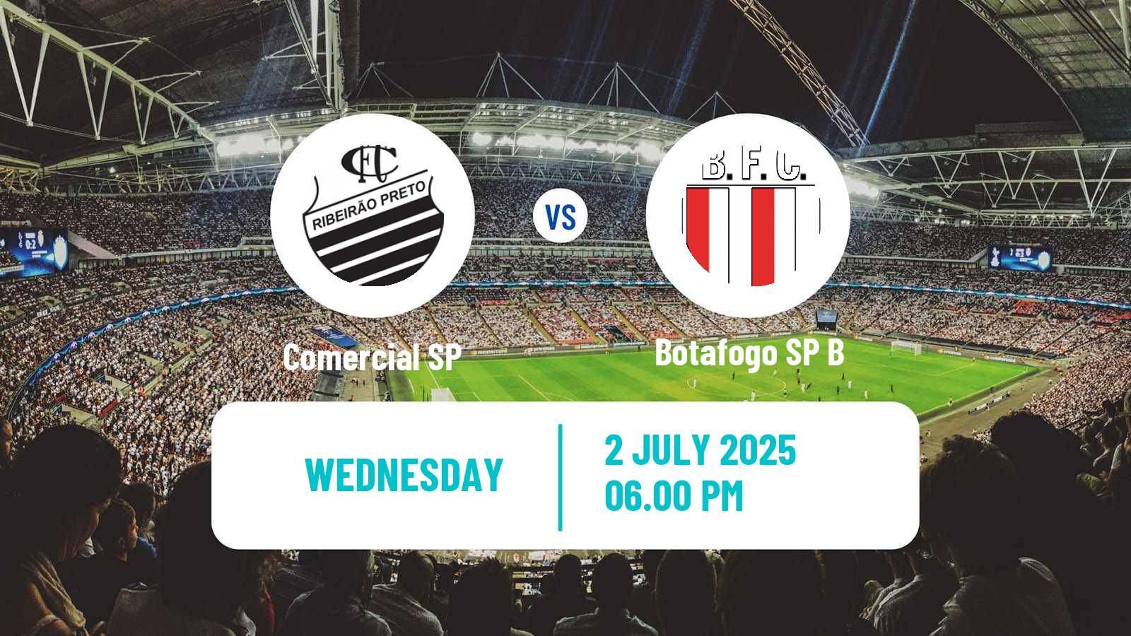 Football Brazilian Copa Paulista Comercial SP - Botafogo SP B