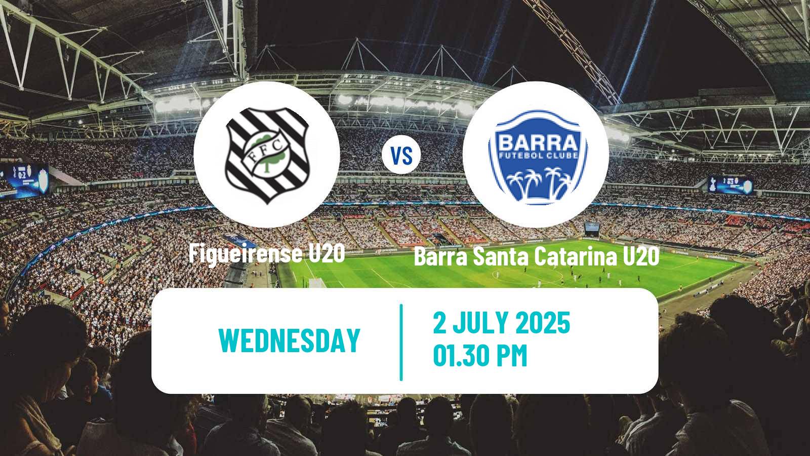 Soccer Brazilian Catarinense U20 Figueirense U20 - Barra Santa Catarina U20