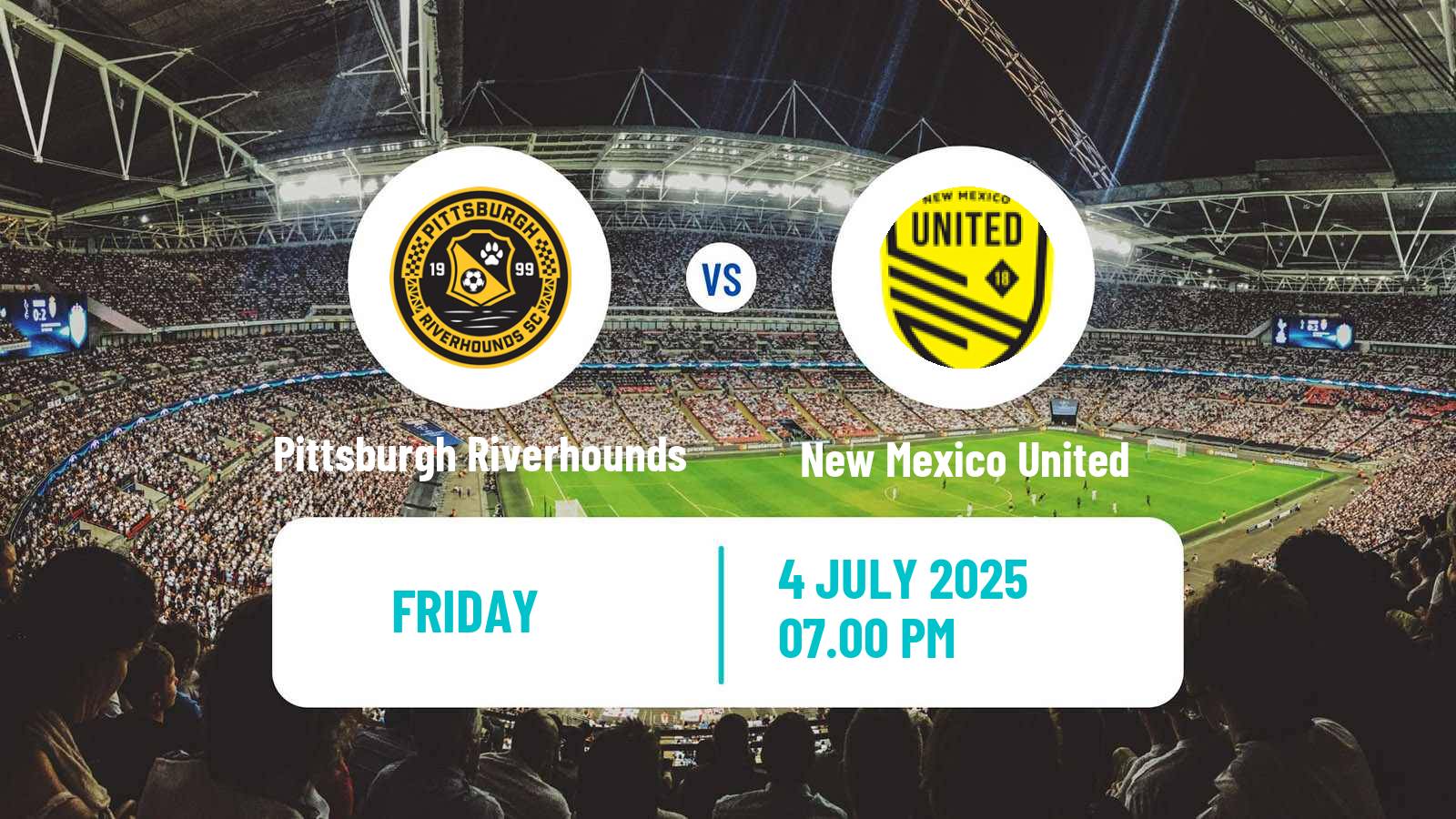 Soccer USL Championship Pittsburgh Riverhounds - New Mexico United