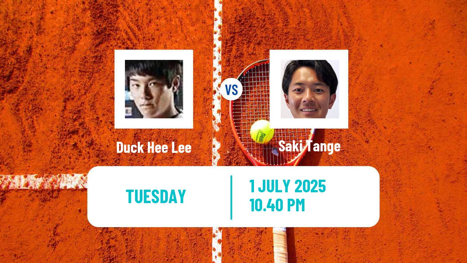 Tennis ITF M15 Tokyo Men Duck Hee Lee - Saki Tange