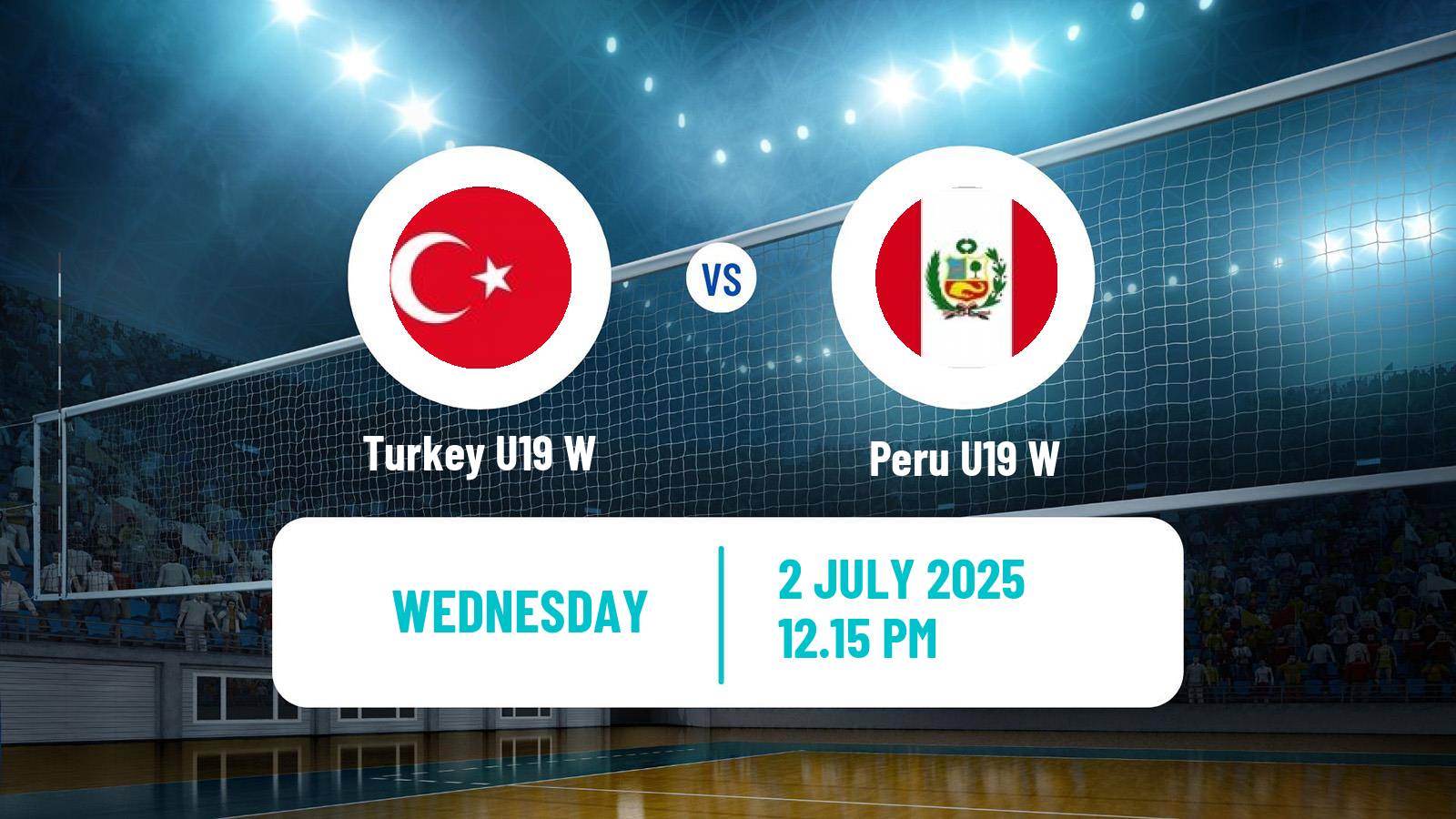 Volleyball World Championship U19 Volleyball Women Turkey U19 W - Peru U19 W