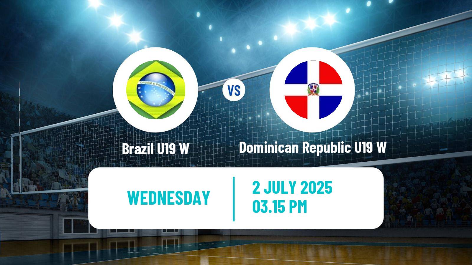 Volleyball World Championship U19 Volleyball Women Brazil U19 W - Dominican Republic U19 W
