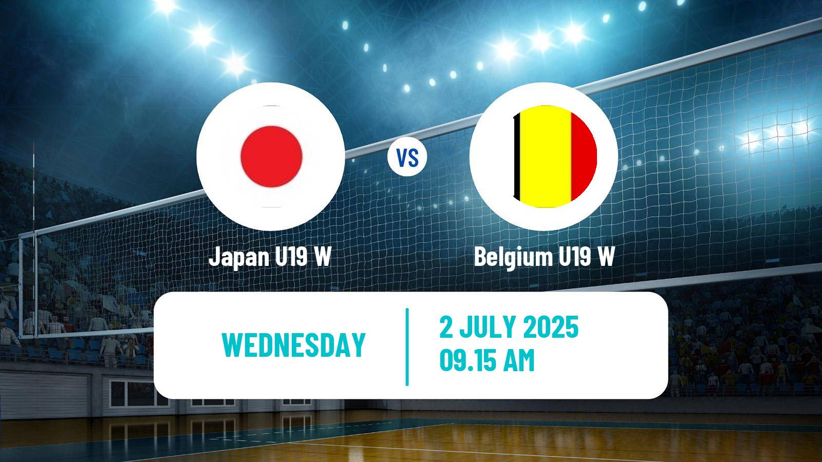 Volleyball World Championship U19 Volleyball Women Japan U19 W - Belgium U19 W