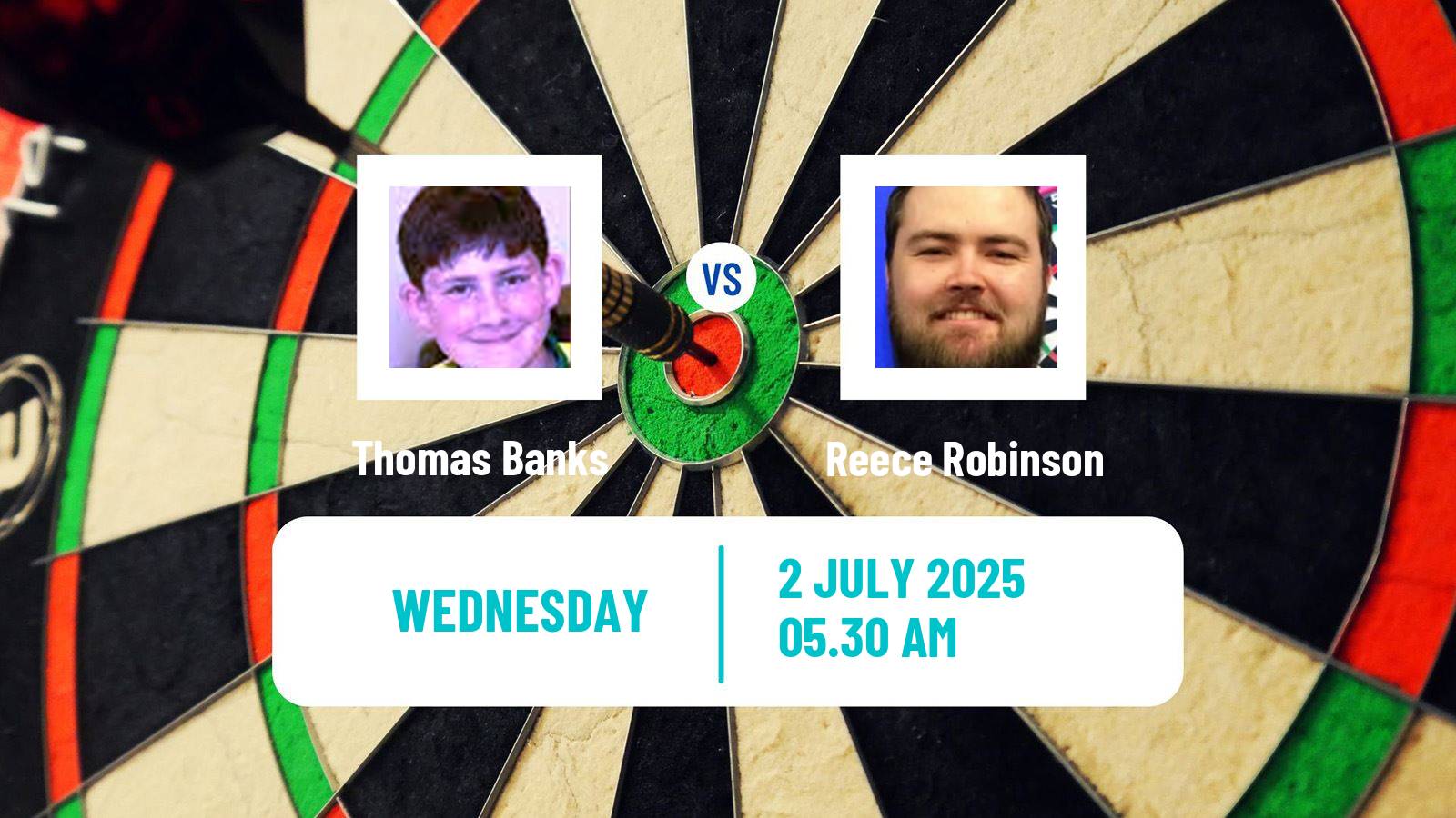 Darts Modus Super Series Thomas Banks - Reece Robinson