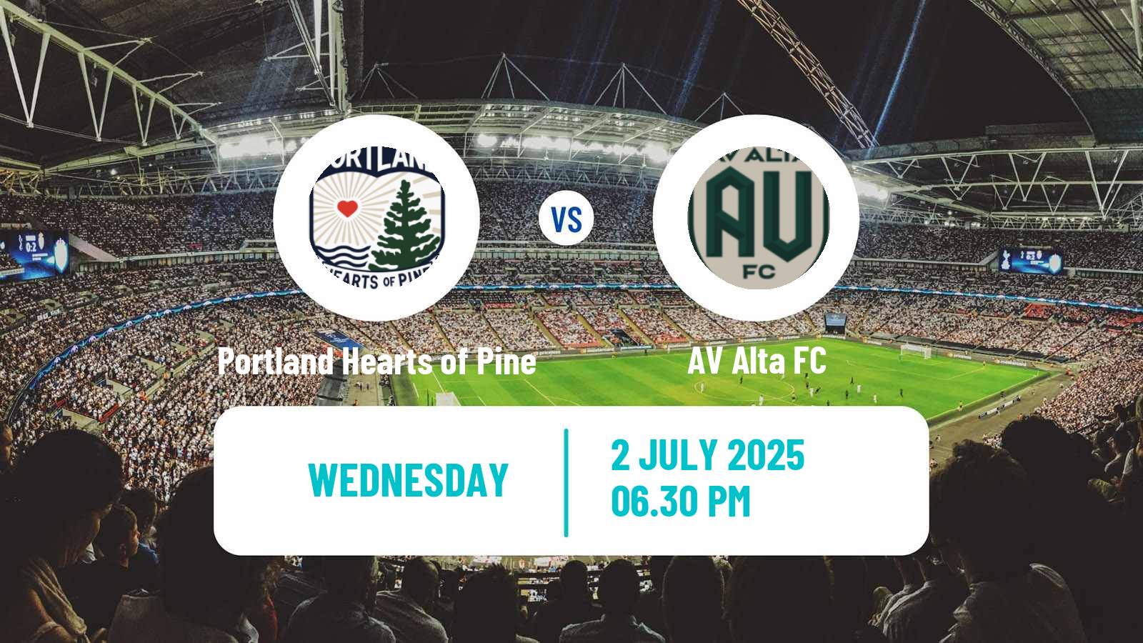 Soccer USL League One Portland Hearts of Pine - AV Alta