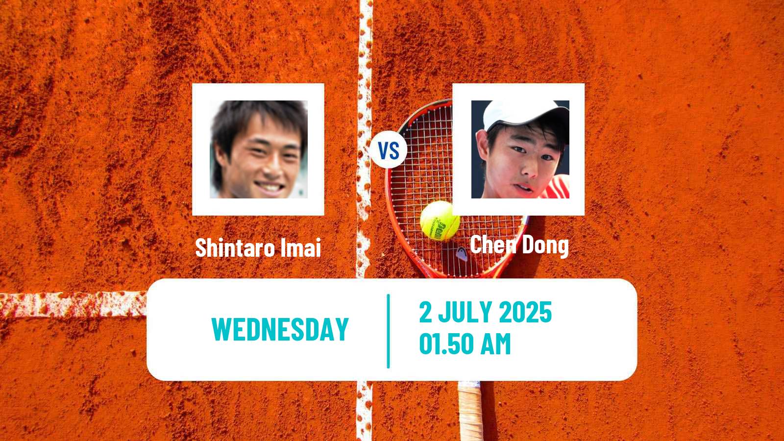 Tennis ITF M15 Maanshan 4 Men Shintaro Imai - Chen Dong