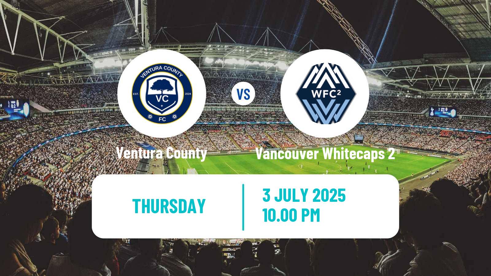 Soccer MLS Next Pro Ventura County - Vancouver Whitecaps 2