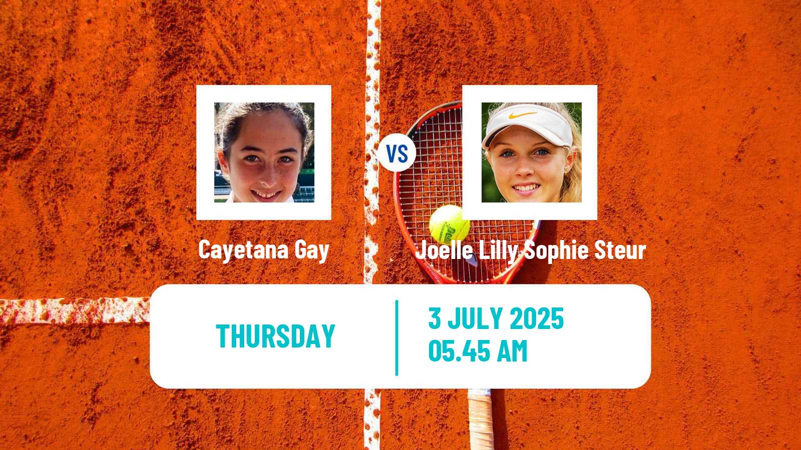 Tennis ITF W15 Getxo Women Cayetana Gay - Joelle Lilly Sophie Steur