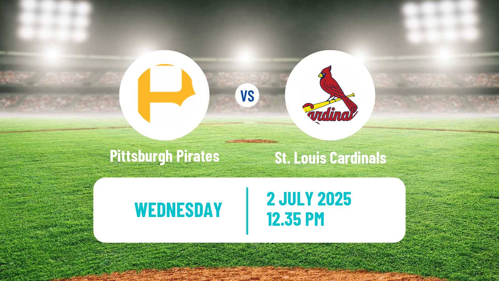 Baseball MLB Pittsburgh Pirates - St. Louis Cardinals