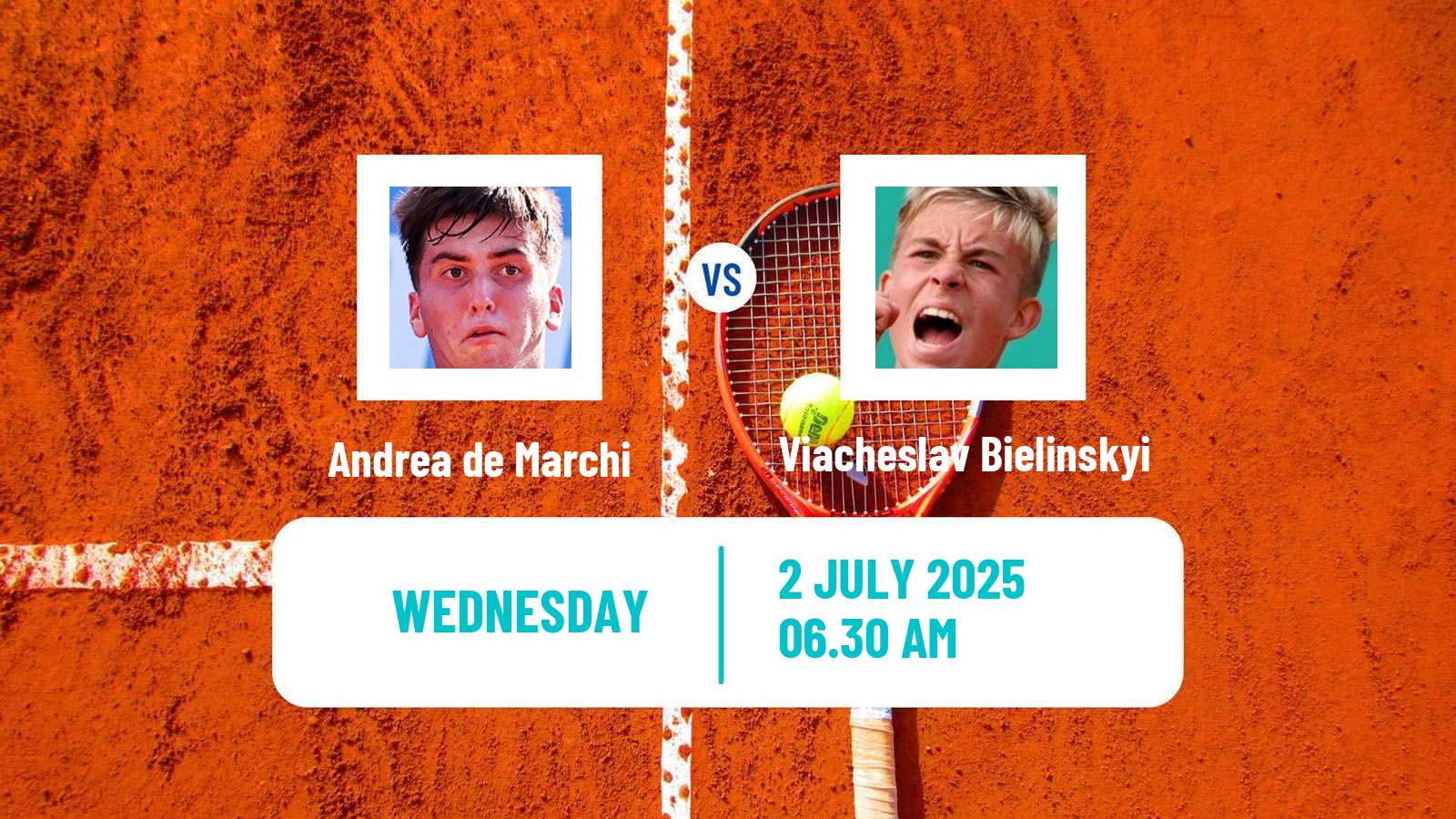 Tennis ITF M15 Store Men Andrea de Marchi - Viacheslav Bielinskyi