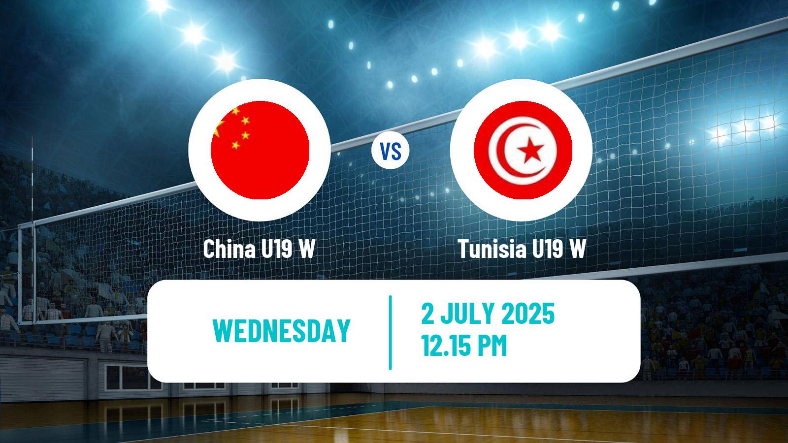 Volleyball World Championship U19 Volleyball Women China U19 W - Tunisia U19 W