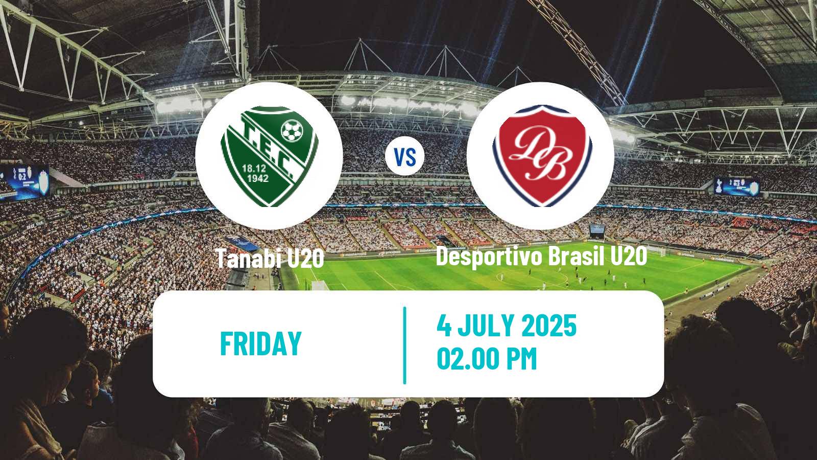 Soccer Brazilian Paulista U20 Tanabi U20 - Desportivo Brasil U20