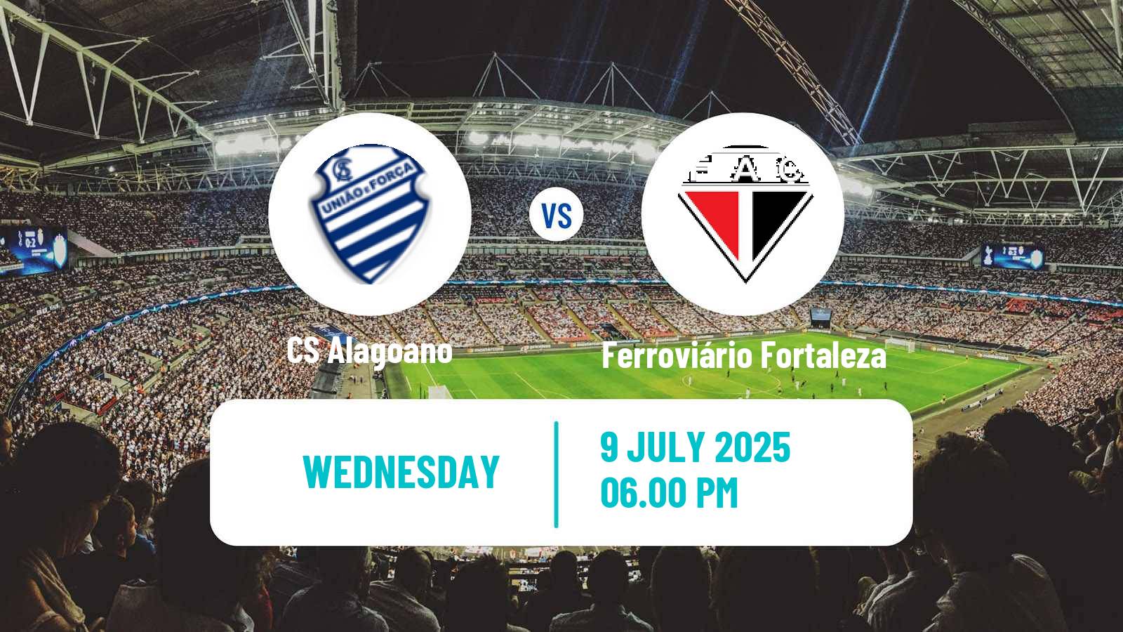 Soccer Brazilian Copa do Nordeste CS Alagoano - Ferroviário Fortaleza