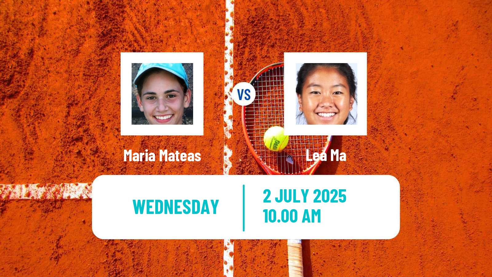 Tennis ITF W100 Cary Nc Women Maria Mateas - Lea Ma