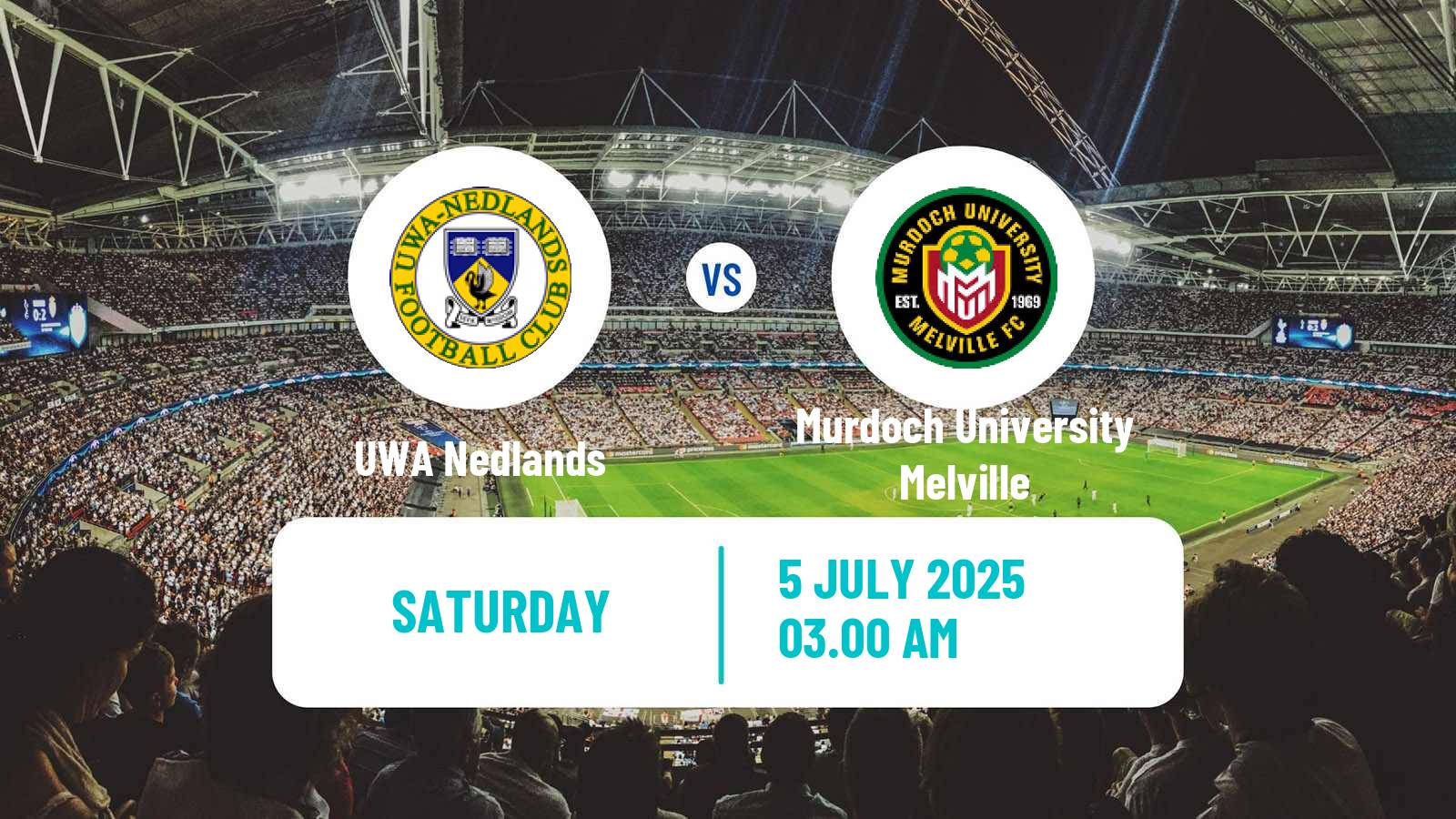 Football Australian WA State League UWA Nedlands - Murdoch University Melville