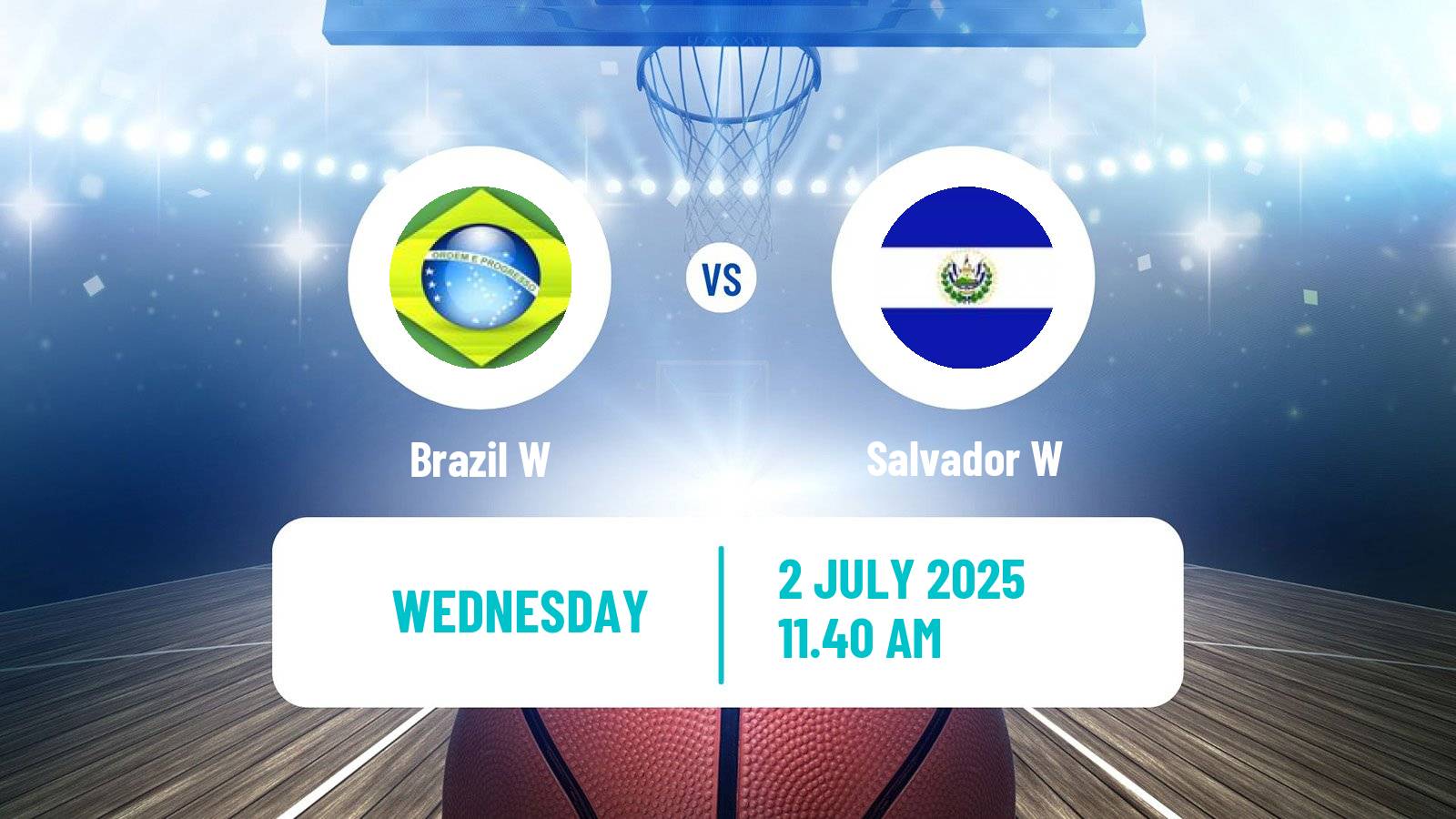 Basketball AmeriCup Basketball Women Brazil W - Salvador W