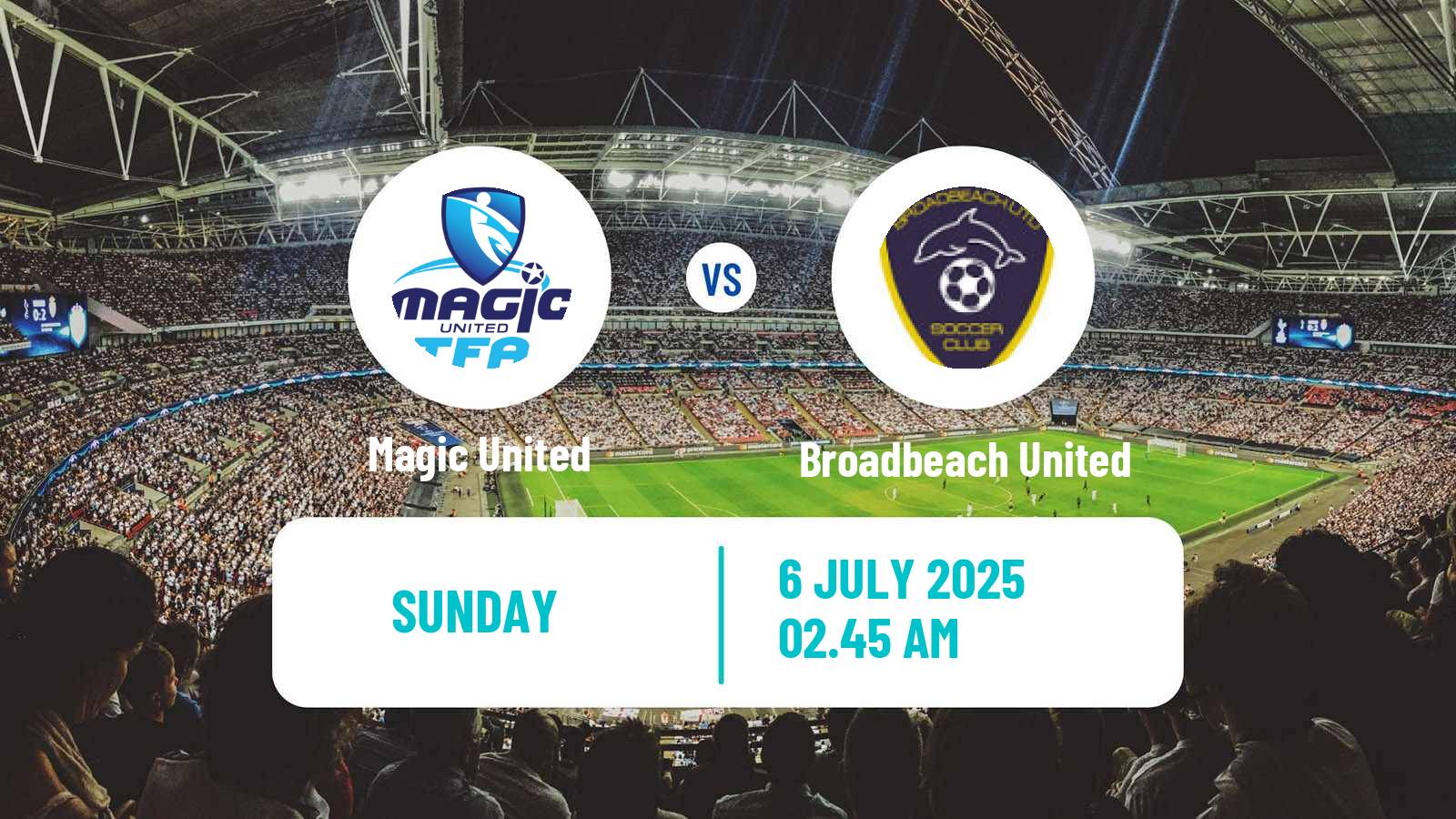 Soccer Australian Queensland Premier League Magic United - Broadbeach United