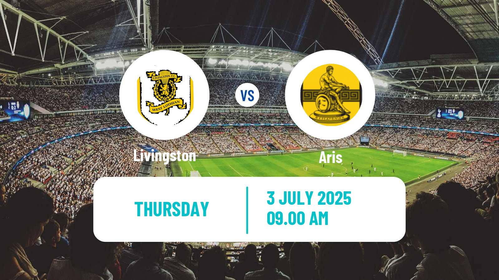 Soccer Club Friendly Livingston - Aris