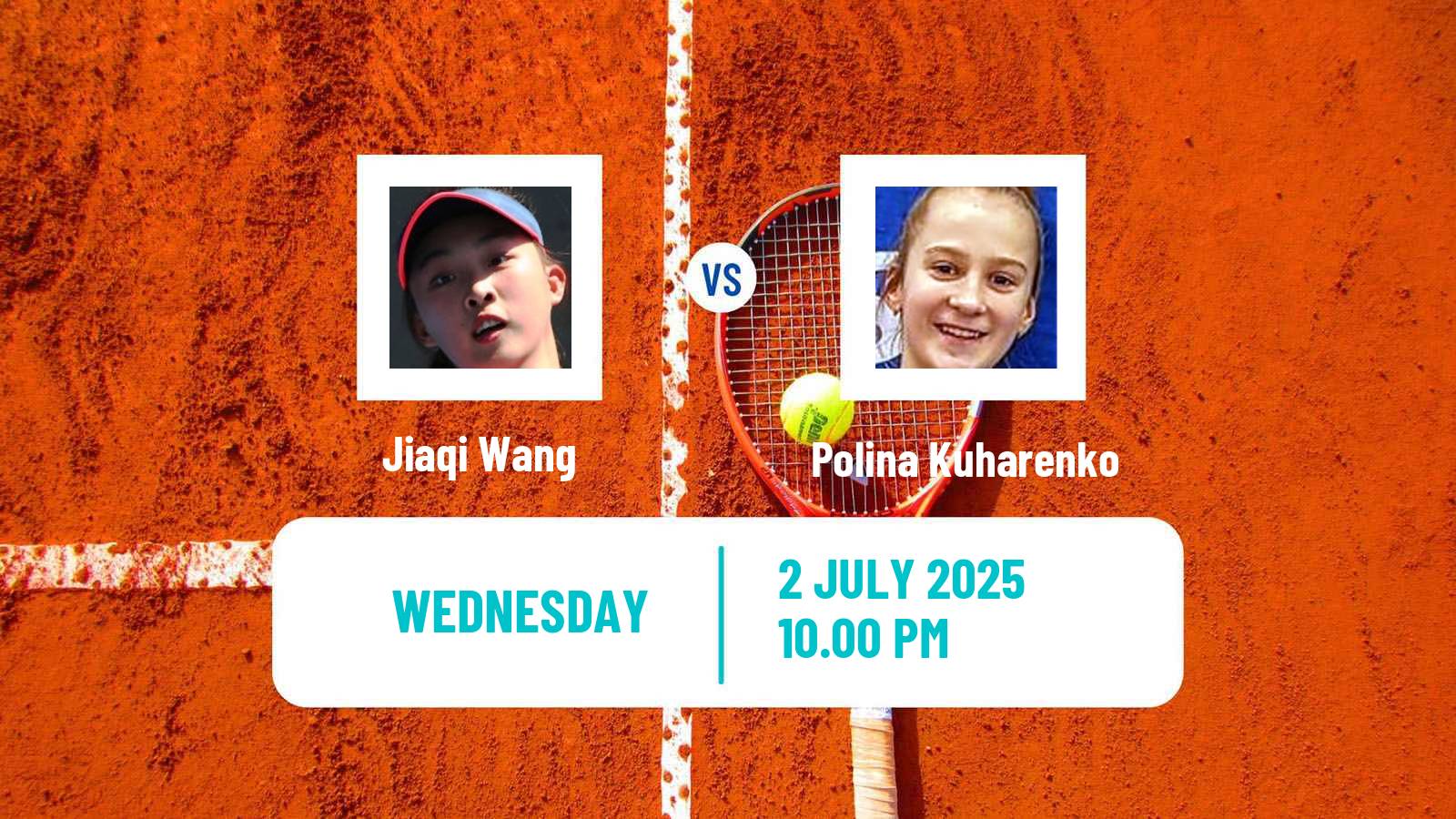 Tennis ITF W15 Maanshan 8 Women Jiaqi Wang - Polina Kuharenko