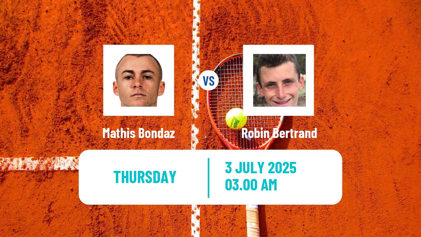 Tennis ITF M25 H Ajaccio Men Mathis Bondaz - Robin Bertrand