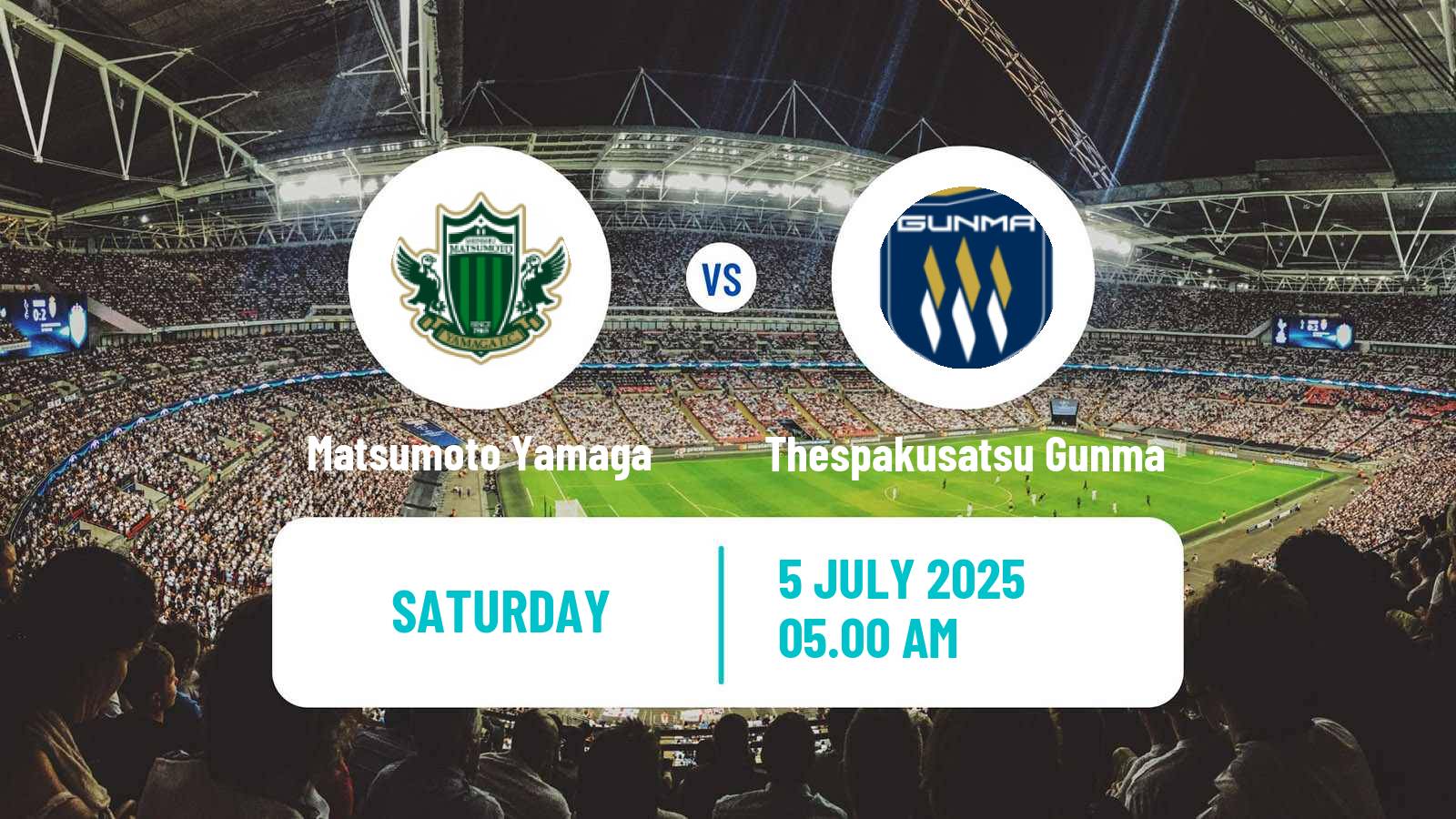 Soccer Japan J3 League Matsumoto Yamaga - Thespakusatsu Gunma