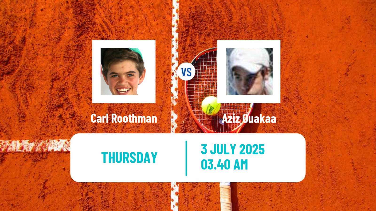 Tennis ITF M25 Hillcrest Men Carl Roothman - Aziz Ouakaa