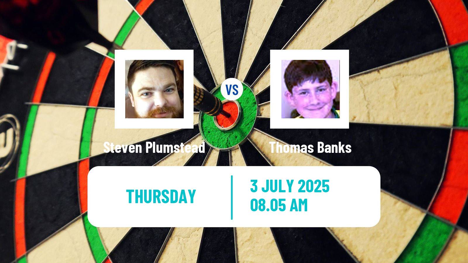 Darts Modus Super Series Steven Plumstead - Thomas Banks
