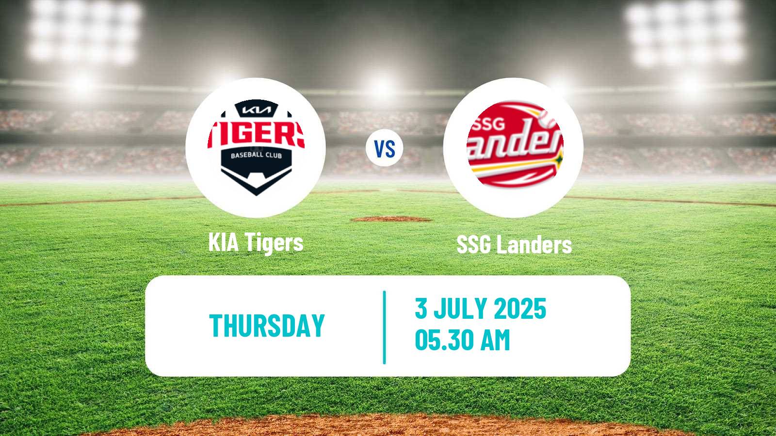 Baseball KBO KIA Tigers - SSG Landers