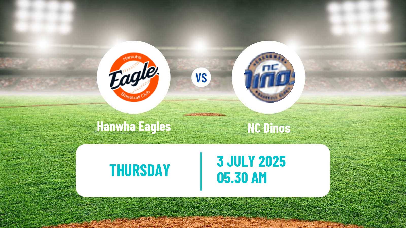 Baseball KBO Hanwha Eagles - NC Dinos