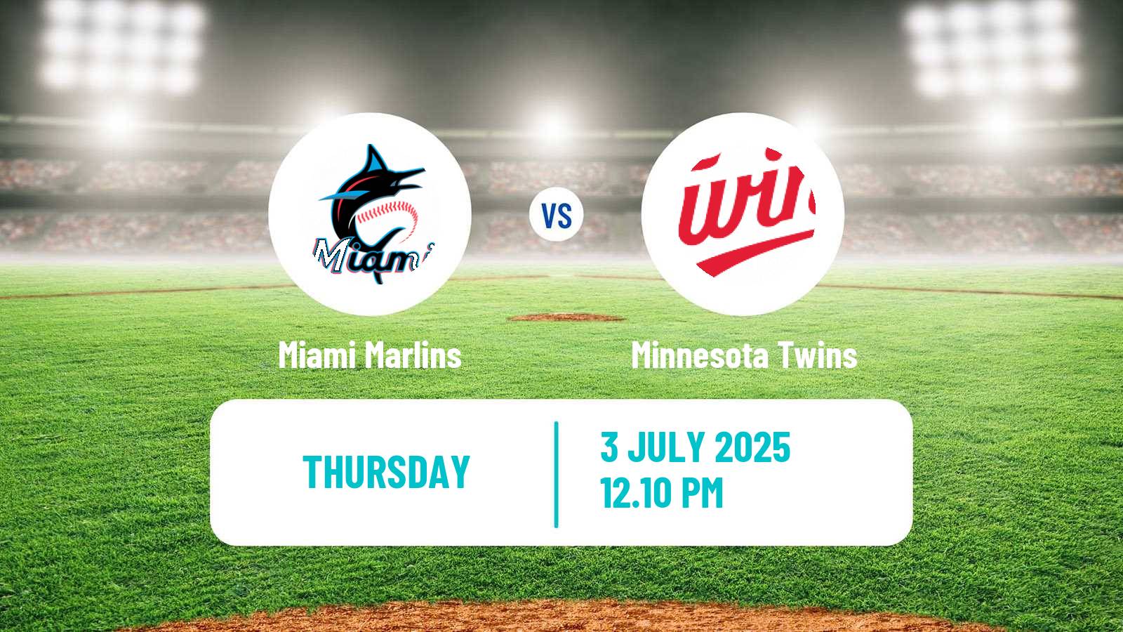 Baseball MLB Miami Marlins - Minnesota Twins
