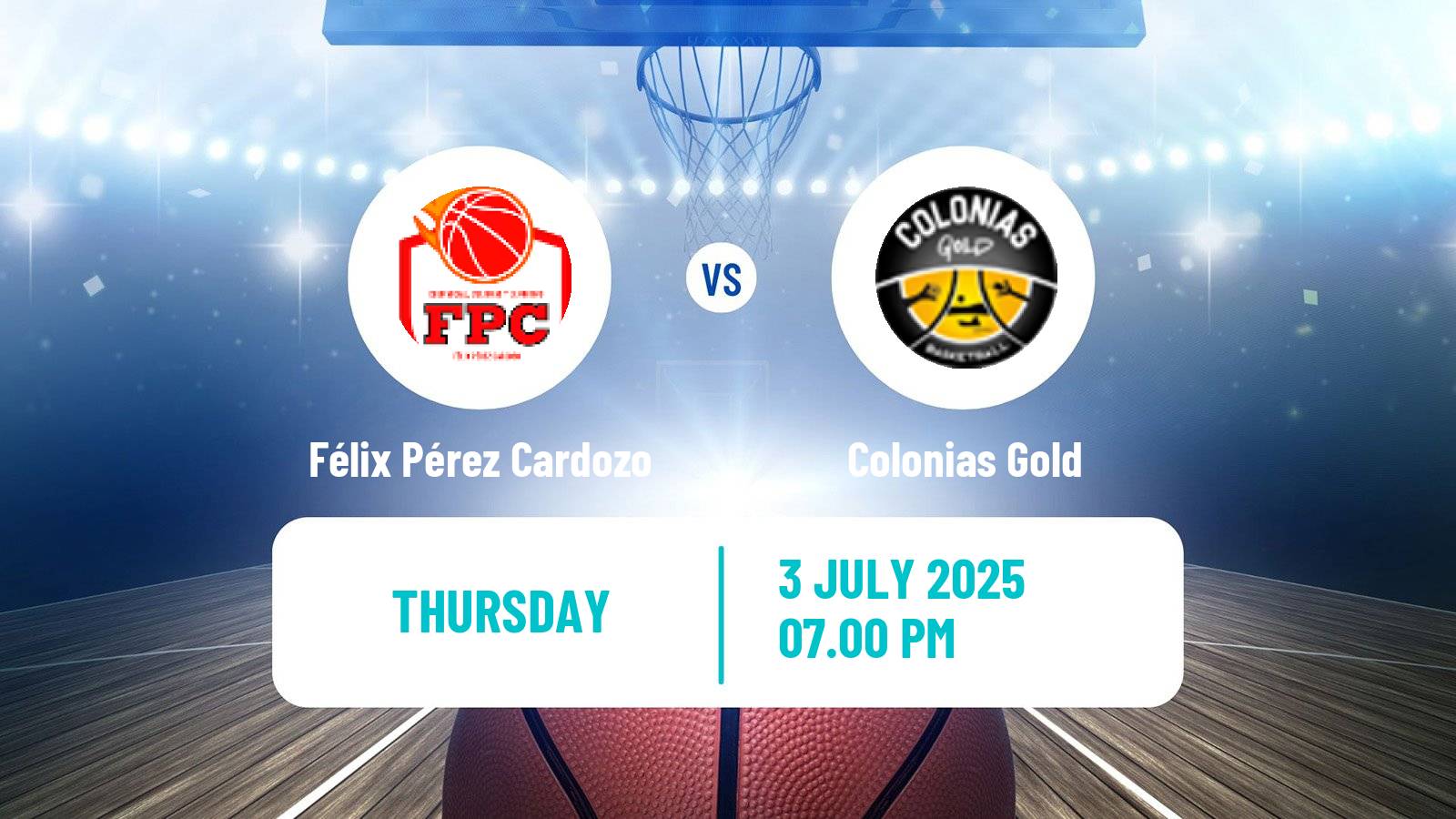 Basketball Paraguayan LNB Basketball Félix Pérez Cardozo - Colonias Gold