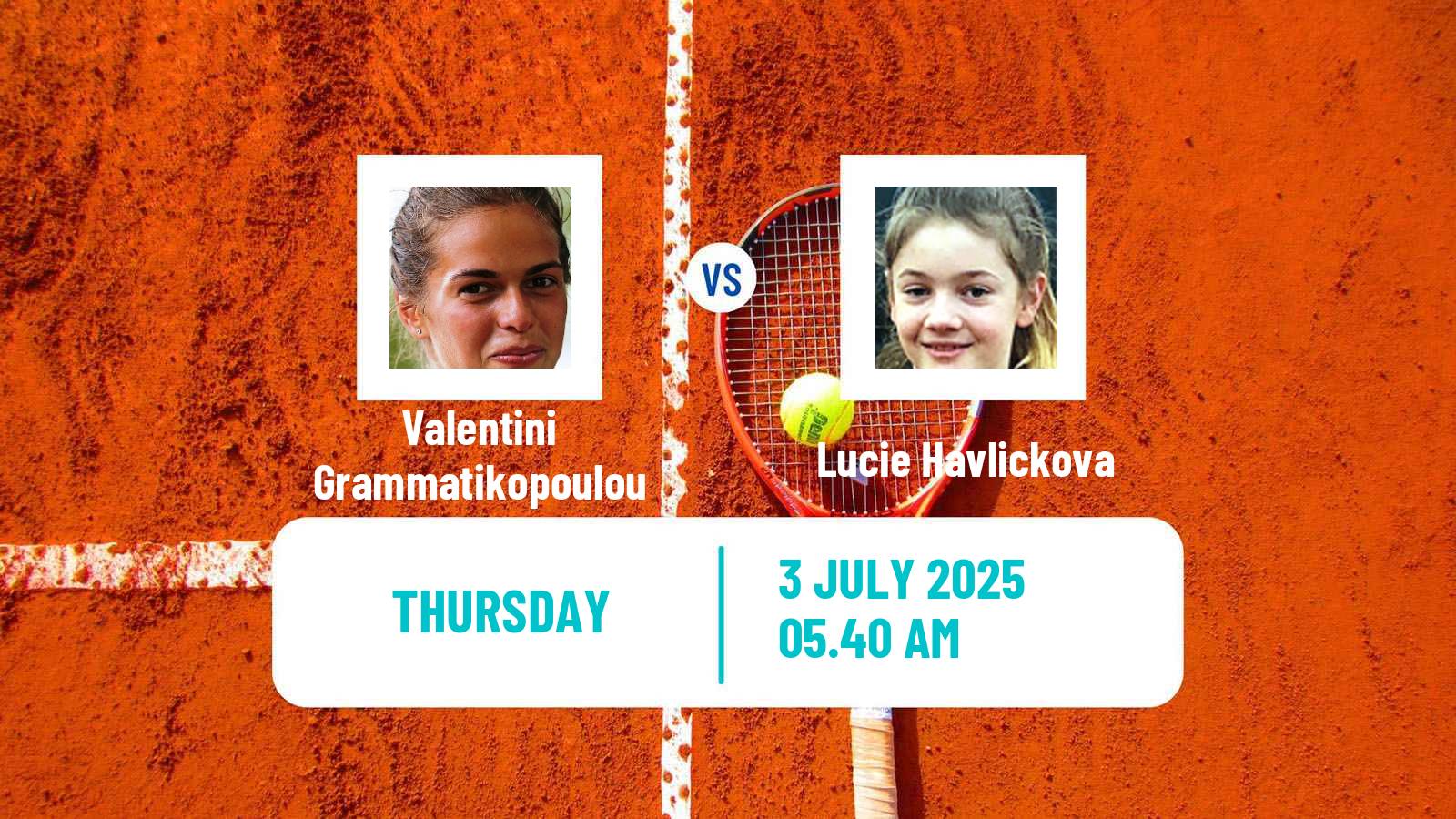 Tennis ITF W15 Mogyorod Women Valentini Grammatikopoulou - Lucie Havlickova