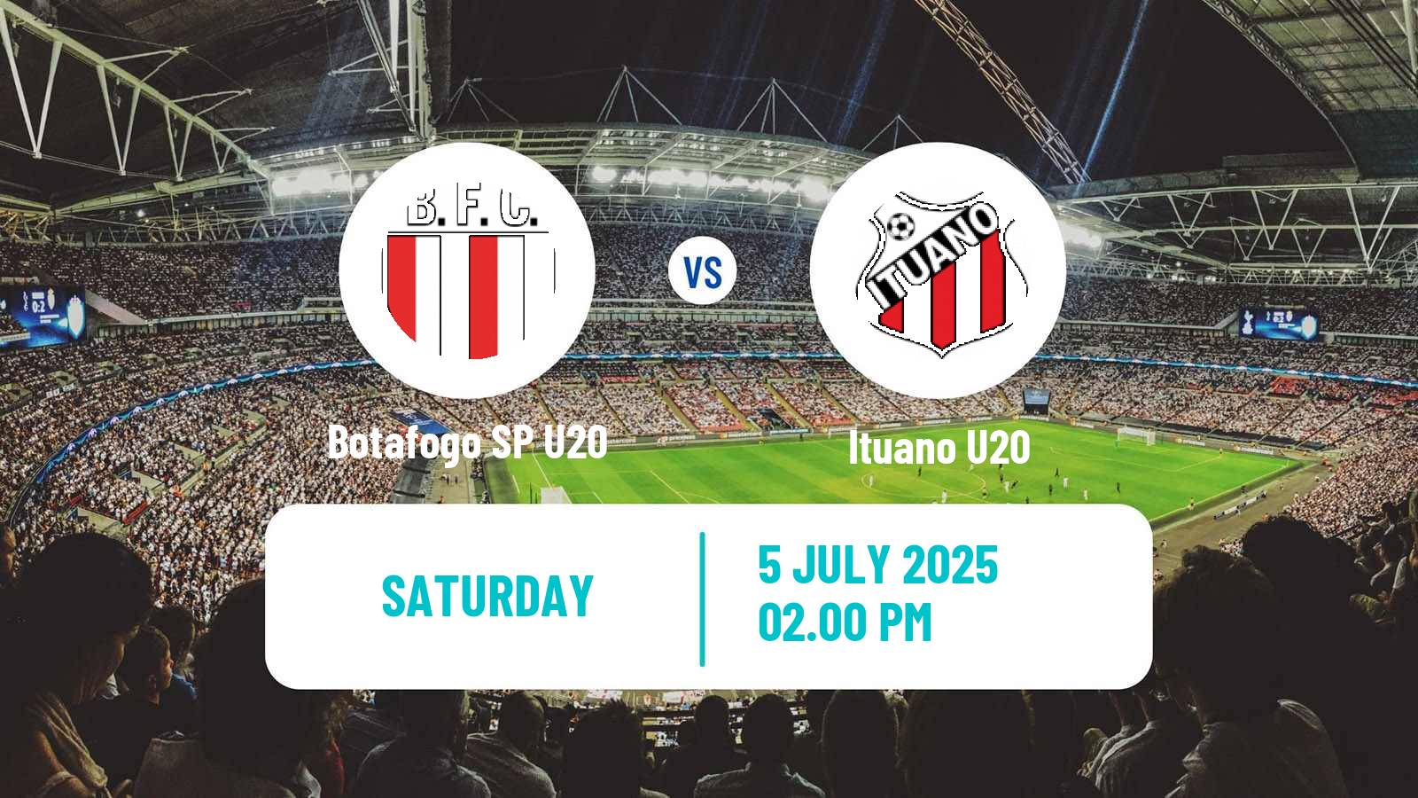Football Brazilian Paulista U20 Botafogo SP U20 - Ituano U20